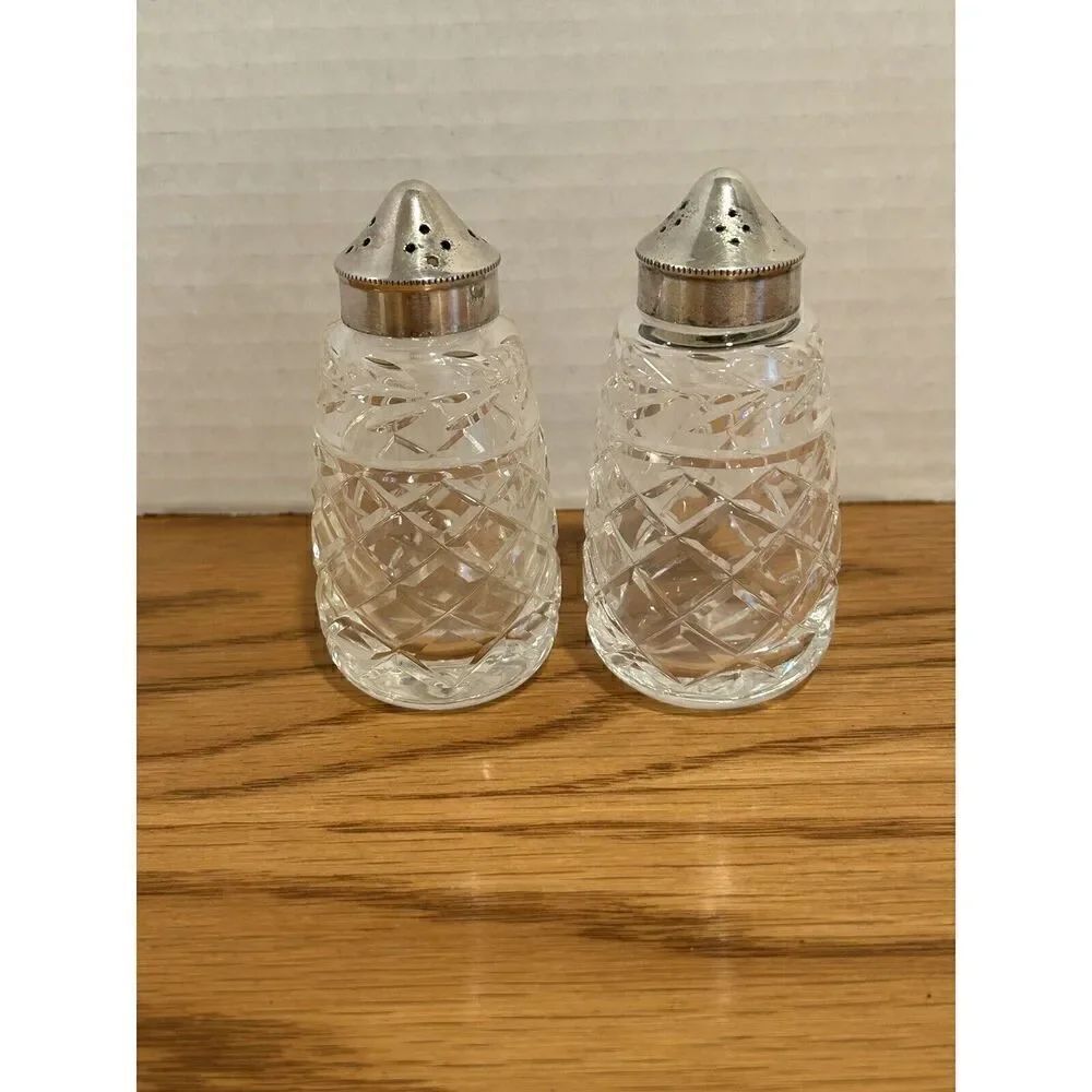 Vintage Waterford Glandore Salt & Pepper Shakers